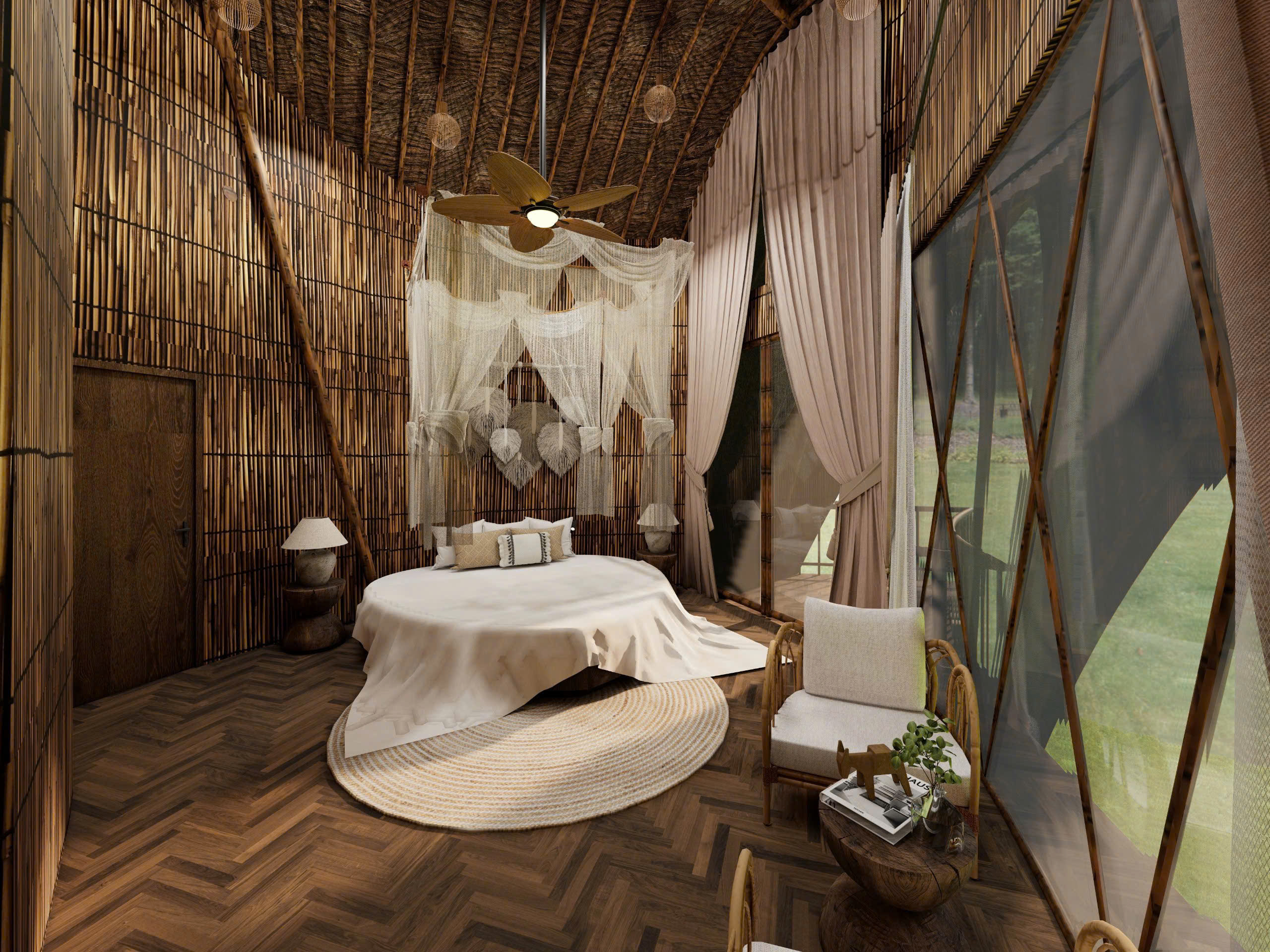 Nhà Tre Bali Tầng 2